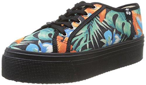 Comprar Le Temps des Cerises Jump Low - Zapatillas de deporte de canvas para mujer multicolor Multicolore (Mono Tropical) 41 al mejor precio