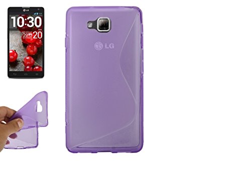 Comprar Bluetrade BT-TPU-LL92V - Funda TPU tipo S para LG L9 II, color púrpura al mejor precio
