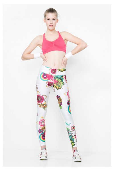 Comprar Desigual - Mujer - Mallas de deporte de colores - Fr Long Tight T - Size XL al mejor precio