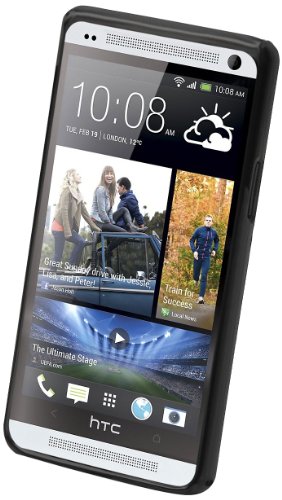 Comprar Muvit MUBMC0030 - Carcasa con protector de pantalla para HTC One, color negro al mejor precio