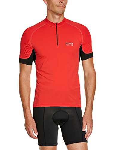 Comprar Gore Running Wear X-Running 2.0 Zip - Camiseta para hombre, color rojo / negro, talla S al mejor precio