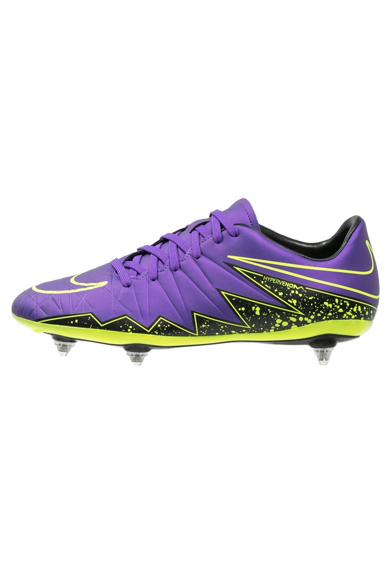 Comprar Nike Performance HYPERVENOM PHELON II SG Botas de fútbol hyper grape/black/volt al mejor precio