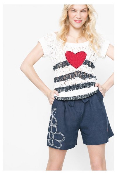 Comprar Desigual - Mujer - Jersey de verano de manga corta - Demetria - Size XXL al mejor precio