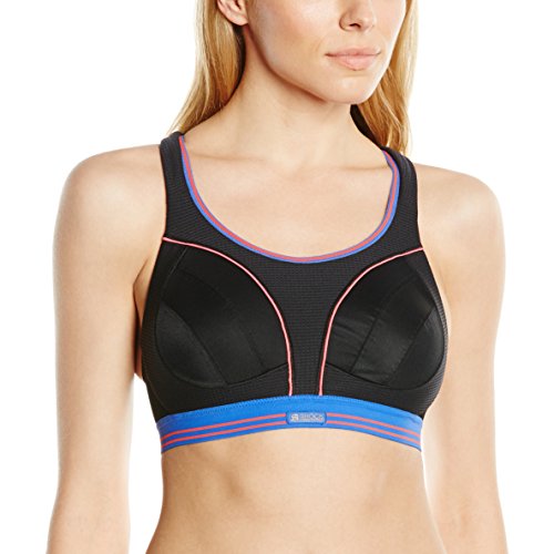 Comprar Shock Absorber Ultimate Run -  Sostén  de fitness para mujer, color Negro (Black/Neon), talla UK: Talla 32F al mejor precio