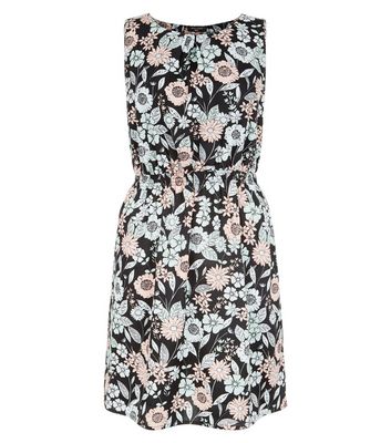Comparar mejores precios Tall Blue Floral Print Shirred Waist Sleeveless Dress con descuentos Comprar Tall Blue Floral Print Shirred Waist Sleeveless Dress al mejor precio