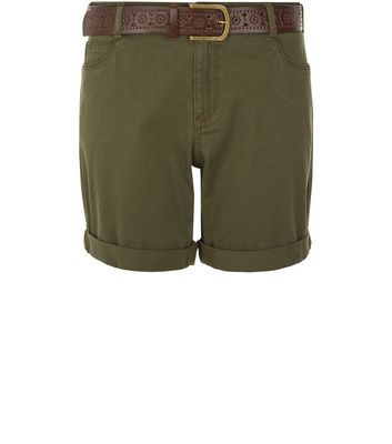 Comprar Khaki Belted Shorts al mejor precio