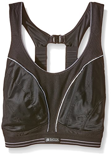 Comparar mejores precios Amortiguador de ejecución sujetador deportivo de las mujeres Negro negro/plata Talla:talla del Reino Unido: 32FF con descuentos Comprar Amortiguador de ejecución sujetador deportivo de las mujeres Negro negro/plata Talla:talla del Reino Unido: 32FF al mejor precio