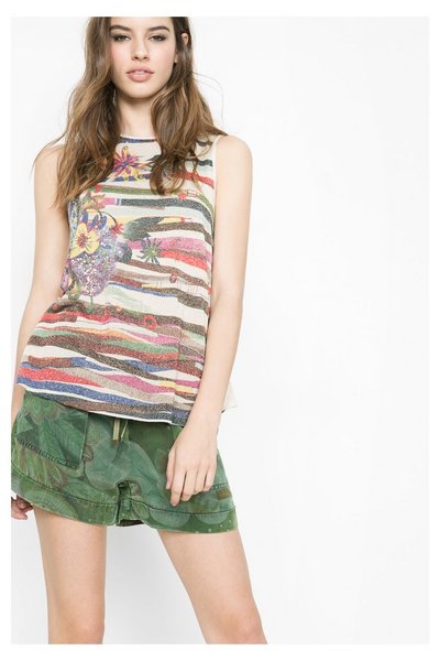 Comprar Desigual - Mujer - Top de tirantes con espalda cruzada - Erika - Size XXL al mejor precio