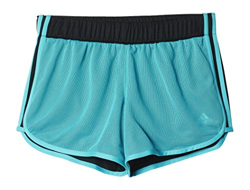 Comprar adidas M10 Short Knit - Pantalón corto para mujer, color negro / verde , talla L 4