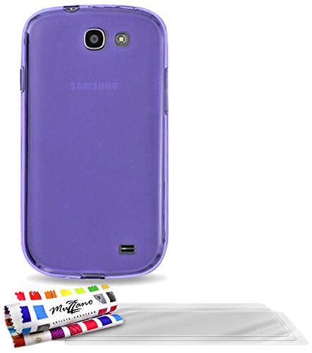 Comprar Muzzano F24893 - Funda para Samsung I8730 / Galaxy Express + 3 protecciones de pantalla, color violeta al mejor precio