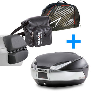 Comprar PACK SH48 + TAPA CARBONO + BOLSA INTERIOR + RESPALDO + MOCHILA al mejor precio