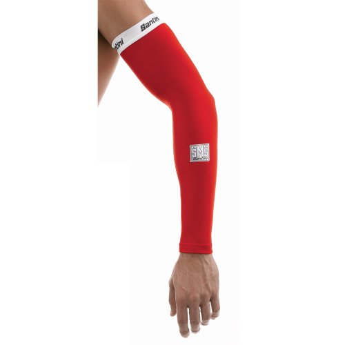 Comprar Santini 365 Totem - Manguitos de ciclismo para hombre, color rojo, talla XL/2XL al mejor precio