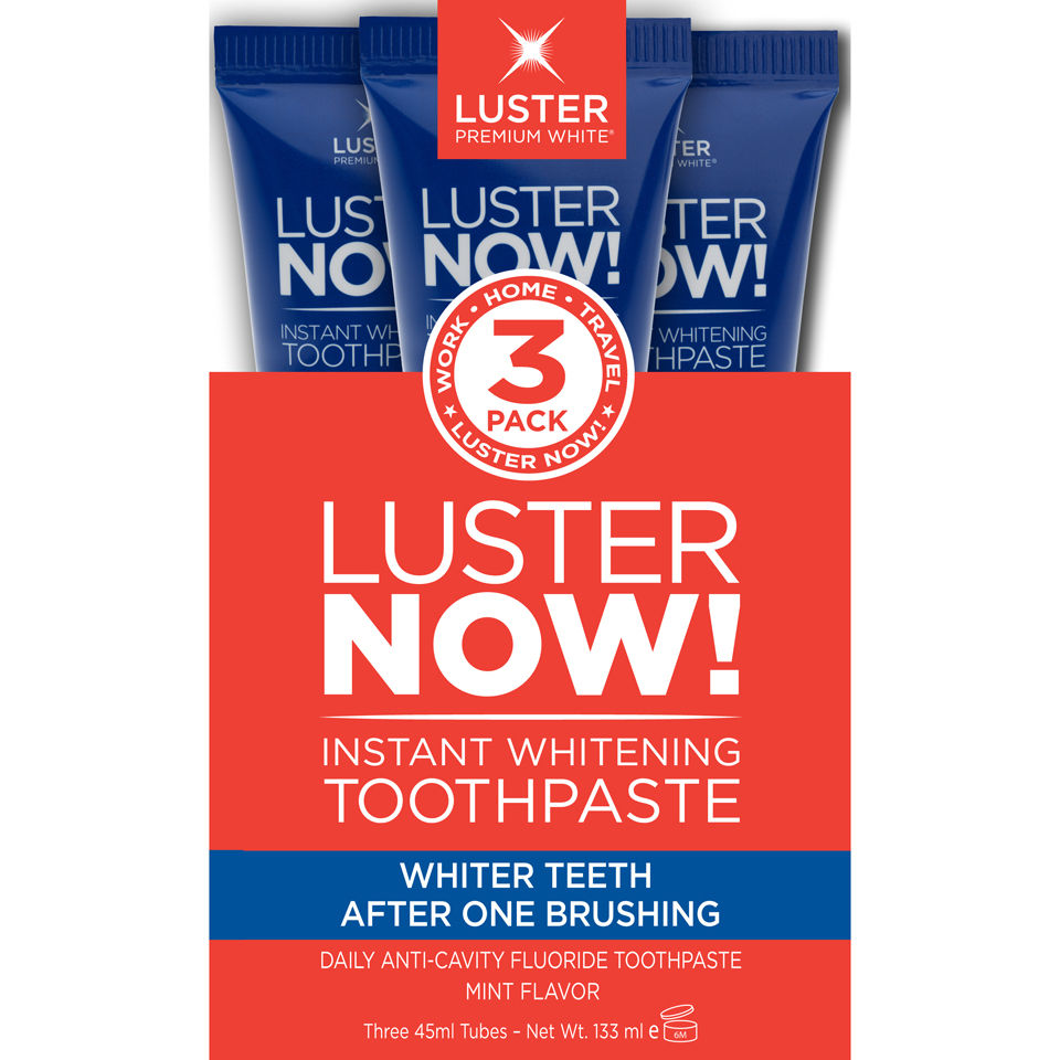 Comprar Luster Now Instant Whitening Toothpaste - 3 Pack (42g) al mejor precio