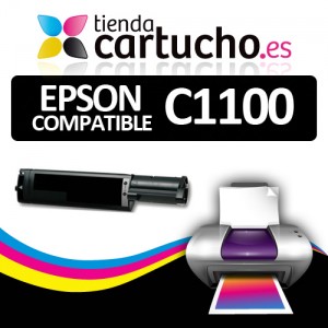 Comprar Toner NEGRO EPSON C1100 compatible, sustituye al toner original EPSON C13S050190Toner NEGRO EPSON C1100 compatible, sustituye al toner original EPSON C13S050190 al mejor precio