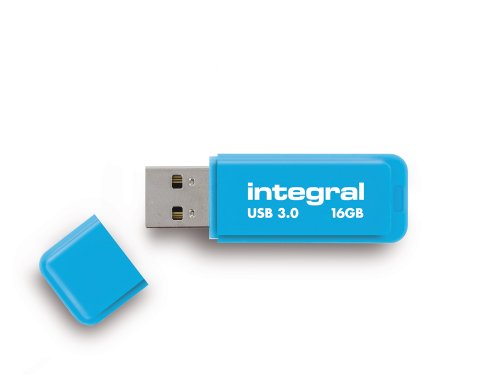 Comprar Integral Neon - Memoria Flash (USB 3.0) azul 16 gb al mejor precio