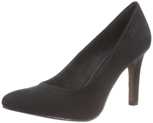 Comprar s.Oliver 224 - zapatos de tacón cerrados de material sintético mujer, color negro, talla 40 al mejor precio