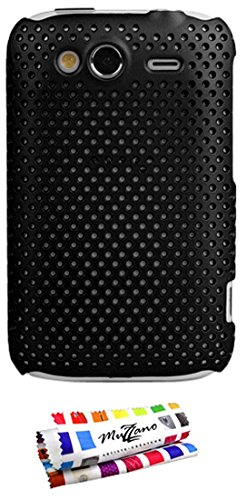 Comprar Muzzano F13S01-156480 - Funda para HTC Wildfire S, color negro al mejor precio