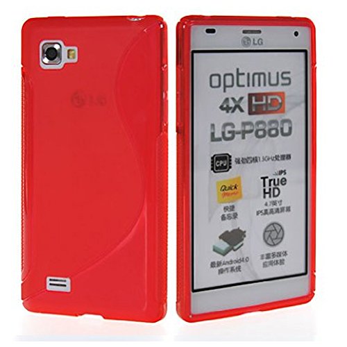 Comprar Bluetrade BT-TPU-LGP880R - Funda TPU para LG P880, color rojo al mejor precio