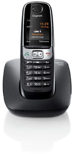 Comprar Gigaset C620 - Teléfono fijo digital  (DECT, 50 m, 300 m, pared/escritorio, 250 entradas), negro (importado) al mejor precio