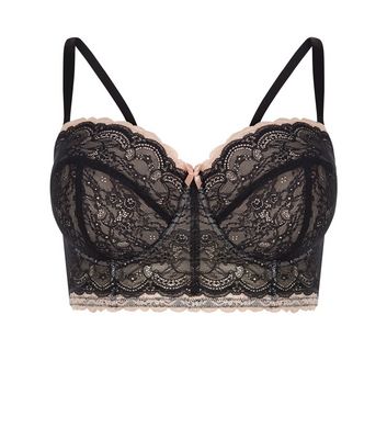 Comprar Curves Black Lace Longline Bra al mejor precio