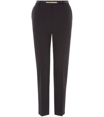 Comprar Black Belted Slim Fit Trousers al mejor precio