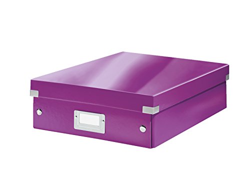 Comprar Leitz 60580062 caja y organizador para almacenaje de archivos - Organizador de almacenaje (880g, 280 x 370 x 100 mm, Púrpura) al mejor precio