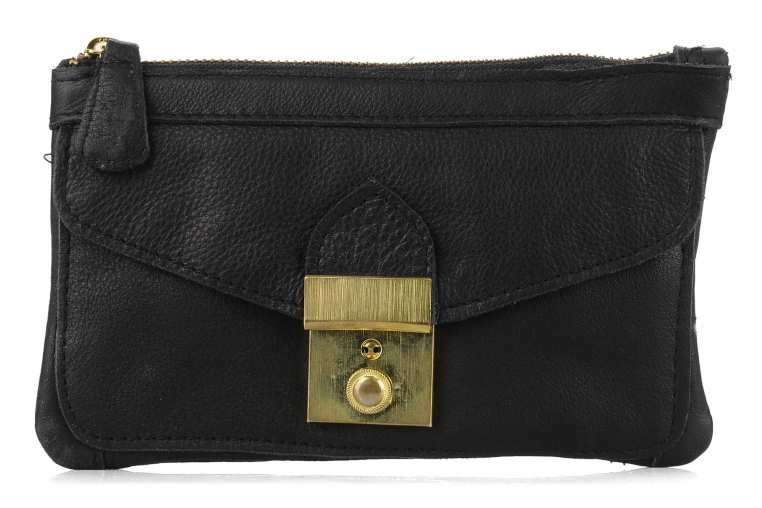 Comparar mejores precios Flana leather purse by Pieces Negro con descuentos Comprar Flana leather purse by Pieces Negro al mejor precio