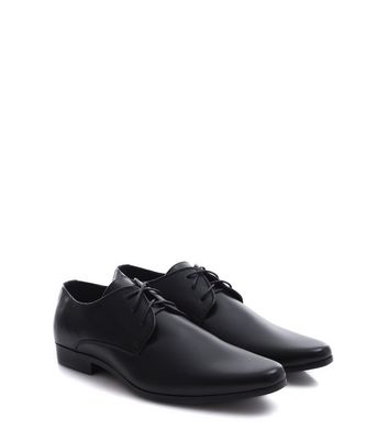 Comprar Black Leather-Look Lace Up Gibson Shoes al mejor precio
