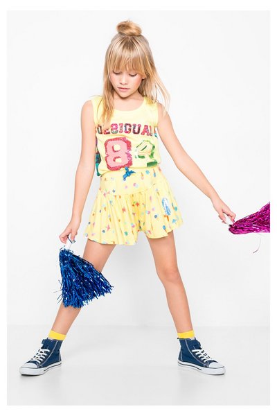 Comprar Desigual - Mujer - Falda pantalón amarilla para niña - Serrateix - Size 3/4 al mejor precio