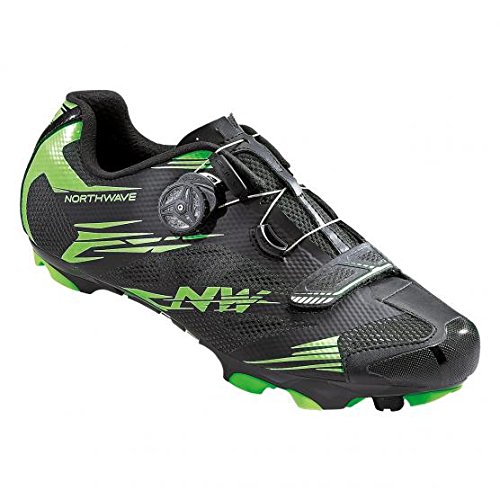 Comprar Zapatillas Mtb Northwave Scorpius 2 Plus Negro-Verde - Talla: 42 al mejor precio