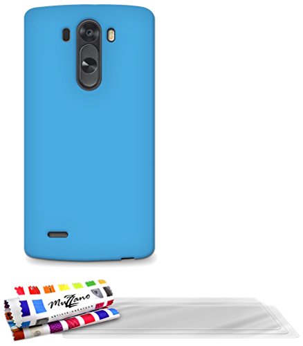 Comprar Muzzano F869294 - Funda para LG G3 S, incluye 3 protecciones de pantalla, color azul lago al mejor precio