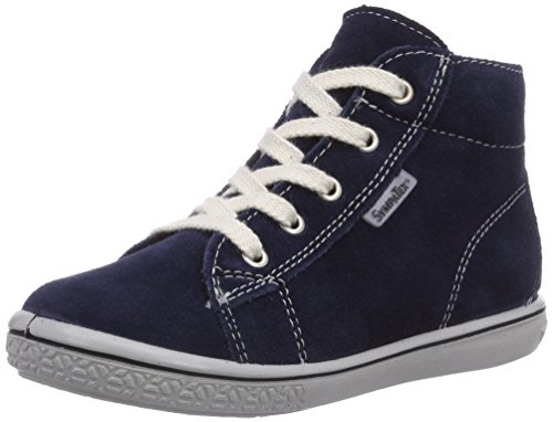 Comprar Ricosta Zayni - zapatillas deportivas altas de piel infantil, color azul, talla 26 al mejor precio