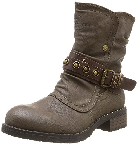 Comprar Tom Tailor Kids Tom Tailor Kinderschuhe - botas de nieve de material sintético niña, color marrón, talla 40 EU (6.5 Kinder UK) al mejor precio