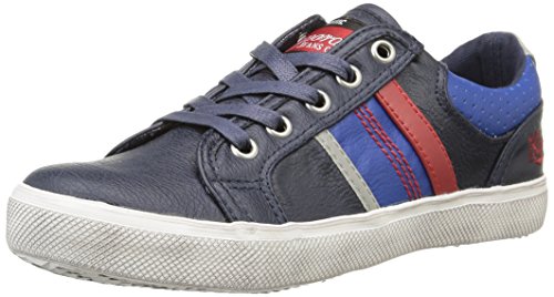 Comprar Kaporal Toury - Zapatillas de deporte de Piel y Sintético para niño Azul Bleu (Marine/Rouge) 34 al mejor precio