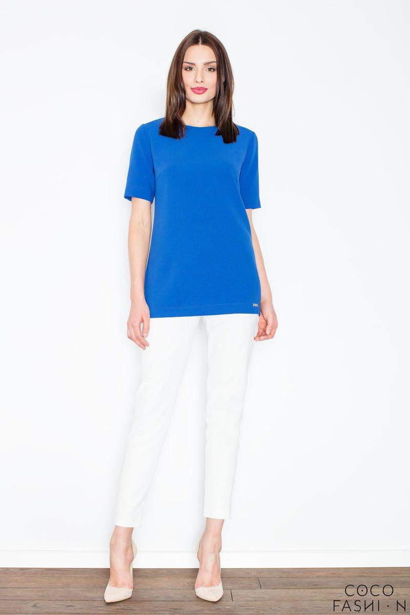 Comprar Blue Elegant Cut-Out Back Blouse al mejor precio