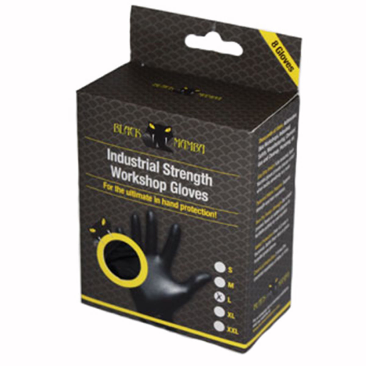 Comprar Guantes de nitrilo para taller Black Mamba (paquete de 8) - Herramientas al mejor precio