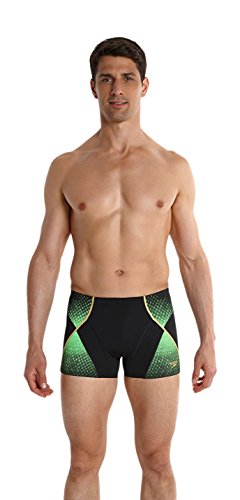 Comprar Speedo Fit Pinnacle-Bañador para hombre, color azul, color Negro - Noir/Vert Fluo/Or Global, tamaño L (Talla del fabricante : 90) al mejor precio