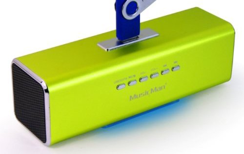 Comprar Technaxx MusicMan MA - Altavoz portátil (batería integrada, MP3, radio FM, adaptador USB y micro SD) Verde al mejor precio