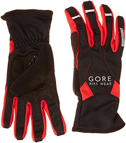 Comprar Gore Bike Wear Universal Windstopper Mid - Guantes unisex, multicolor (black / red), talla 6 al mejor precio