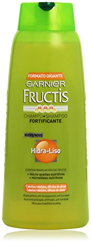 Comprar Garnier Fructis - Champú fortificante - Hidra-Liso para cabellos rebeldes, difíciles de alisar - 750 ml al mejor precio