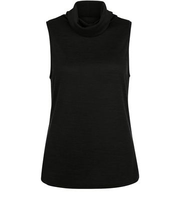 Comprar Black Cowl Neck Sleeveless Top al mejor precio