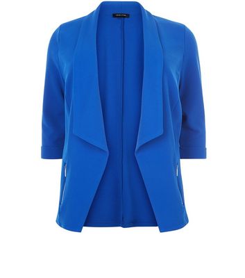 Comprar Curves Blue Zip Pocket Blazer al mejor precio