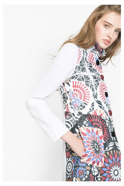 Comprar Desigual - Mujer - Abrigo largo de verano - Club De Blues - Size 44 al mejor precio