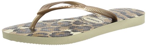 Comprar Havaianas Slim Animals - Sandalias Mujer, color beige (beige/rose gold 8430), talla 43/44 EU ( BR 41/42) al mejor precio