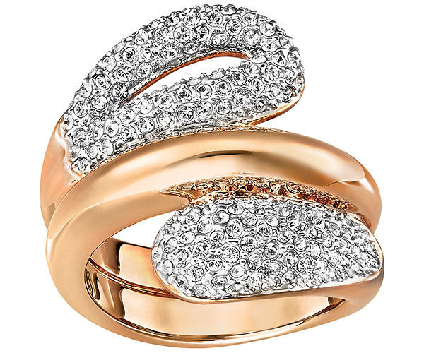Comprar Swarovski Every Wide Anillo Blanco Chapado en oro rosa al mejor precio
