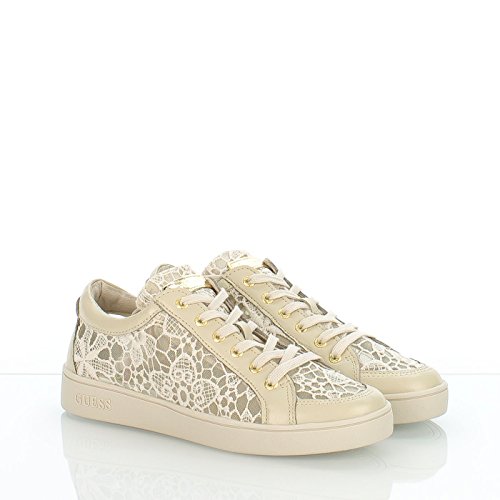 Comprar Guess Sneaker Mujer Cordones Glinna Pizzo Beige-40 al mejor precio