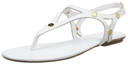 Comprar Tamaris 28158 - Sandalias fashion de cuero mujer, color blanco, talla 41 al mejor precio