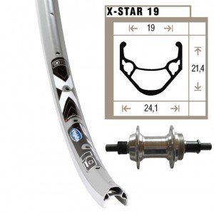 Comprar H-Rad 20x1.75Schr.ZKR.6/7f.silb.Starr36LRigida X-Star19 silber.Niro-Spei. al mejor precio