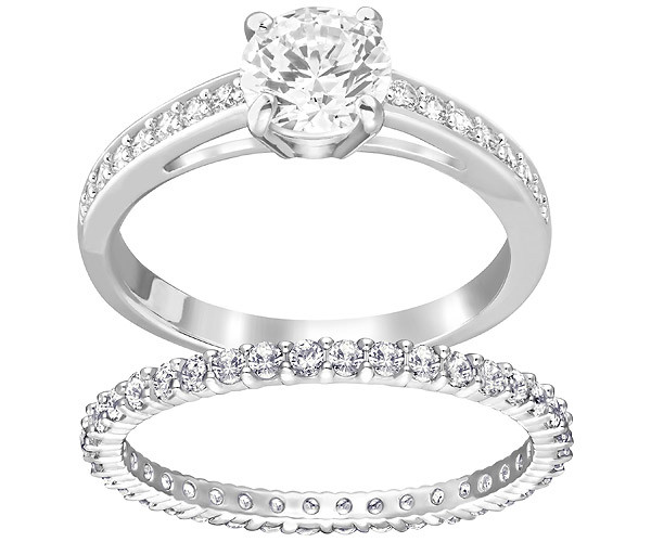 Comprar Swarovski I Do Anillo Blanco Chapado en rodio al mejor precio