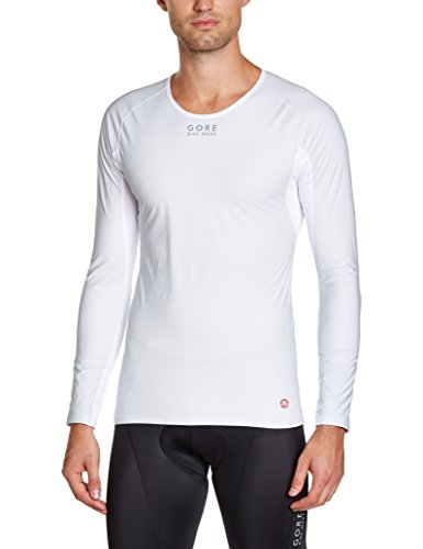 Comprar Gore Bike Wear Base Layer Windstopper Termo - Camiseta de ciclismo para hombre, color gris/blanco, talla XL al mejor precio